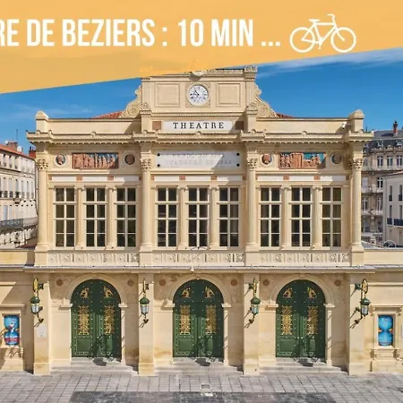 L'etoile Biterroise - De Avec Piscine Et Parking Gratuit A Lägenhet *