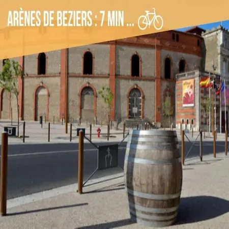 L'étoile Biterroise - De Avec Piscine Et Parking Gratuit à Apartamento *